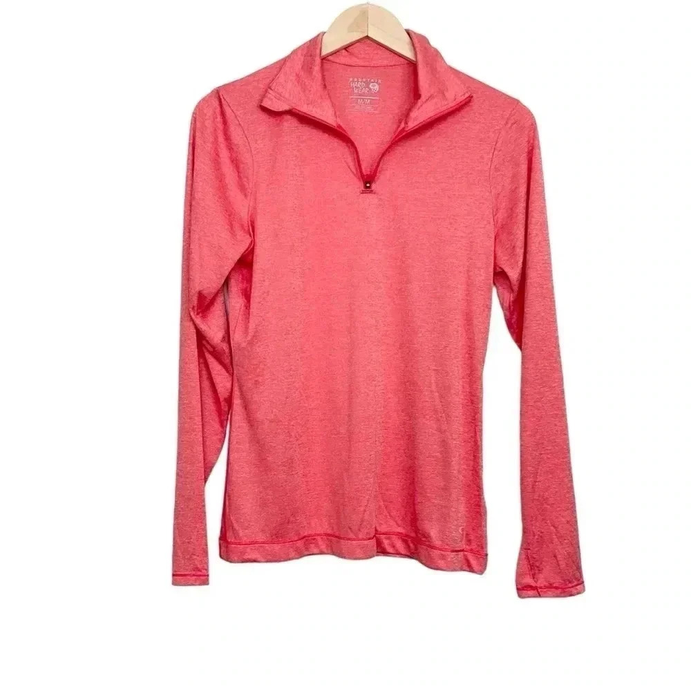Mountain Hardwear Wicked Long Sleeve Zip Tee Top Medium